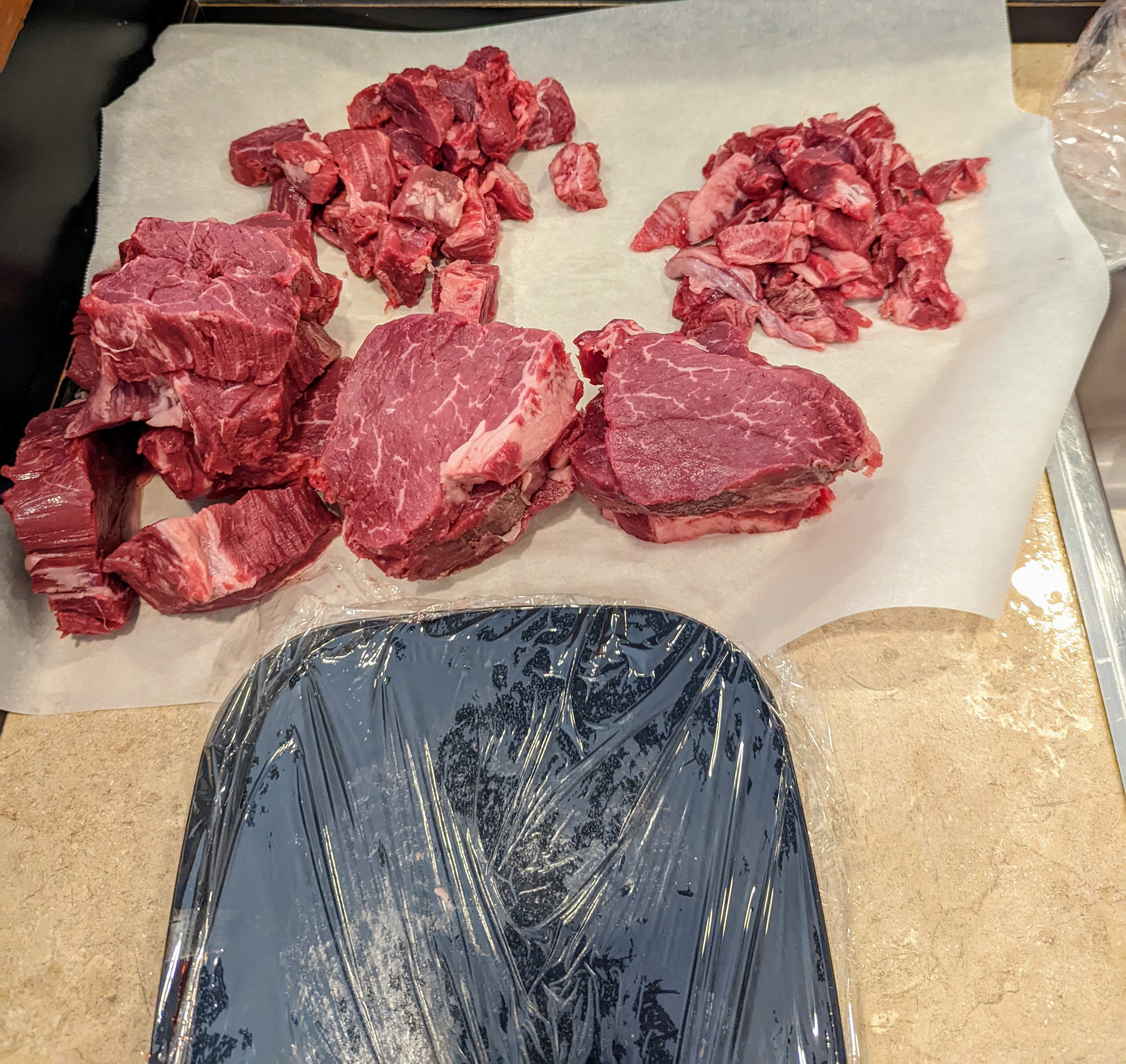 Processing Costco Tenderloin. Simple FODMAP